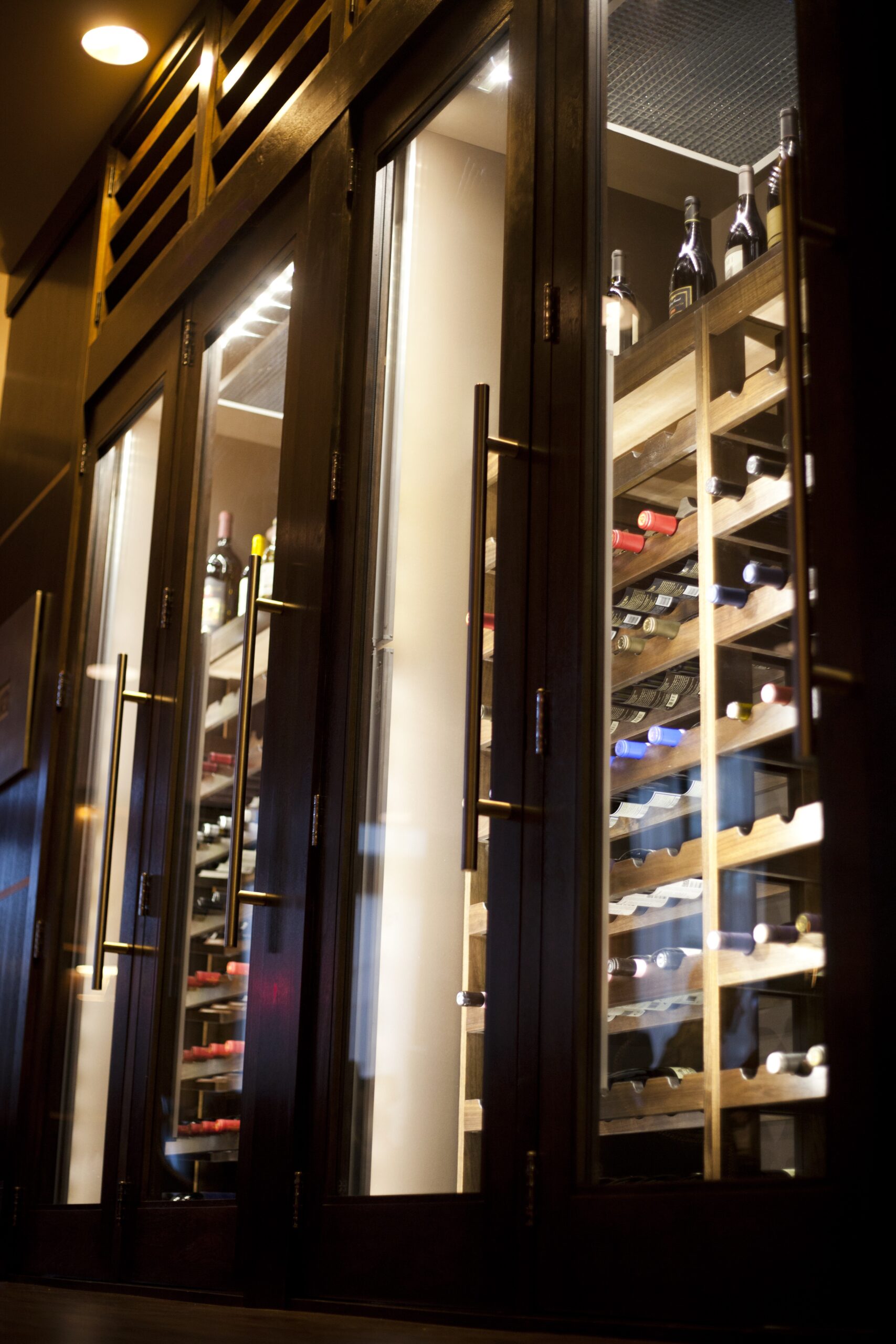 Siena Tuscan Steakhouse Wine Display