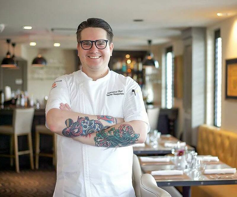 Chef Taylor Desjarlais at Café Cuvée OKC