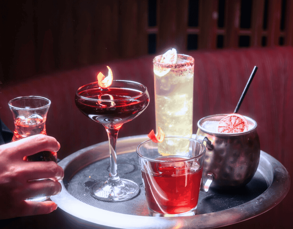 Cocktails at Vast Devon Tower Downtown OKC