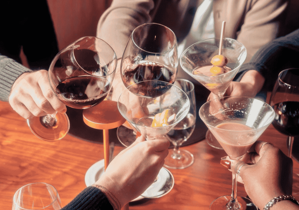 Various Cocktails at Vast Devon Tower Downtown OKC